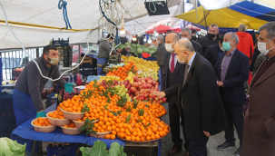Semt pazarında belediye denetimi