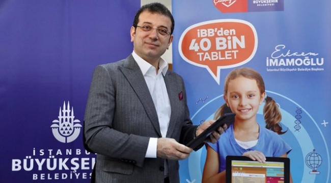 İstanbul Büyükşehir Belediyesi, 40 bin öğrenciye tablet dağıtacak