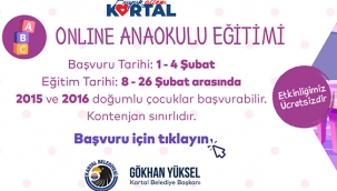Kartal Belediyesi'nden Ücretsiz Online Anaokulu Eğitimi