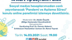 Online 14 Mart Tıp Bayramı Paneli