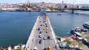 Atatürk Köprüsü (Unkapanı), deniz trafiğine trafiğine açılacak.