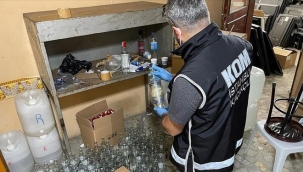 İstanbul'da 2 bin 162 litre sahte içki ele geçirildi