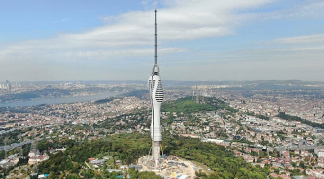 İstanbul'daki Çamlıca Kulesi 29 Mayıs'ta açılıyor