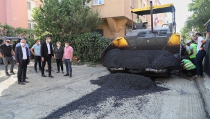Mahalle Bazlı Asfalt Çalışmalarında Sıra Cumhuriyet Mahallesi'nde