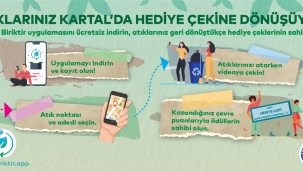 Kartal'da atıklar hediye çekine dönüşüyor