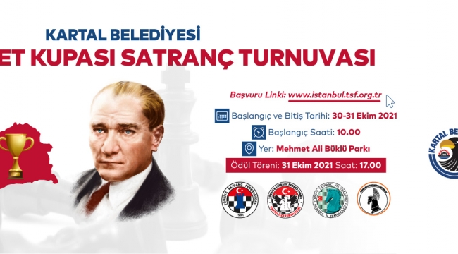 Kartal'da Cumhuriyet Kupası Satranç Turnuvası Heyecanı Başlıyor