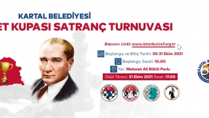 Kartal'da Cumhuriyet Kupası Satranç Turnuvası Heyecanı Başlıyor