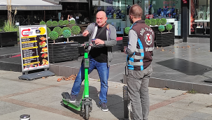 İstanbul'da scooter denetimi