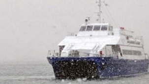 İstanbul'da bazı deniz seferleri iptal edildi