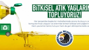 Kartal'da Atık Yağlar Toplanıyor 