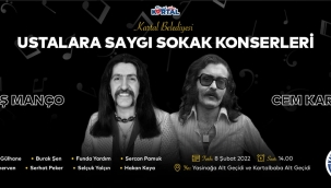 Barış Manço ve Cem Karaca Kartal'da 'Ustalara Saygı Sokak Konserleri' ile Anılacak