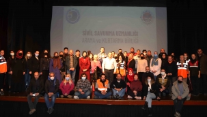 Kartal Belediyesi Afet Gönüllüleri eğitimleri sona erdi