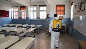 Okullarda İkinci Dönem Öncesi Hijyen Çalışmaları Başladı