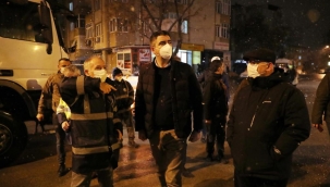 Başkan Gökhan Yüksel'den Karla Mücadele Ekiplerine Ziyaret