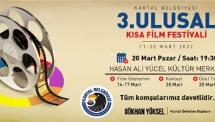 Kartal Belediyesi 3. Ulusal Kısa Film Festivali başlıyor