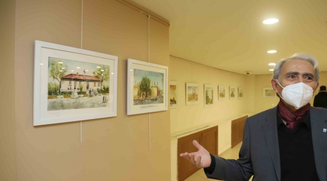 Sulu Boya Erzurum Resimleri Sergisi Kartal'da Açıldı