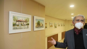 Sulu Boya Erzurum Resimleri Sergisi Kartal'da Açıldı