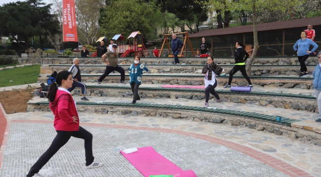 Kartal Belediyesi'nin Açık Havada Ücretsiz Spor Etkinlikleri Başladı