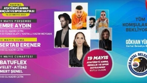 Kartal'da 19 Mayıs 3 gün 3 gece kutlanacak