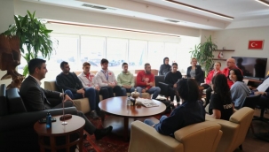 Kartal'ın Gururu Şampiyon Sporculardan, Başkan Gökhan Yüksel'e Ziyaret