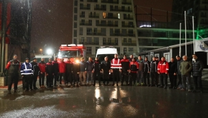 Kartal Belediyesi Arama Kurtarma Ekipleri Yola Çıktı 