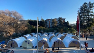 Kartal Belediyesi Hatay'da Afet Koordinasyon Çadırı Kurdu