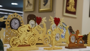 Ahşap El Sanatları Sergisi Kartal Belediyesi'nde Meraklılarını Bekliyor