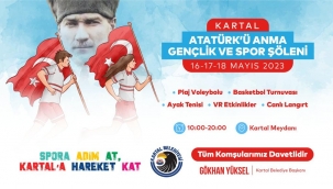 19 Mayıs'ın 104. Yılında Kartal'da Coşkulu Kutlama