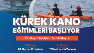 Kartal Belediyesi'nin Kürek ve Kano Eğitimleri Başlıyor