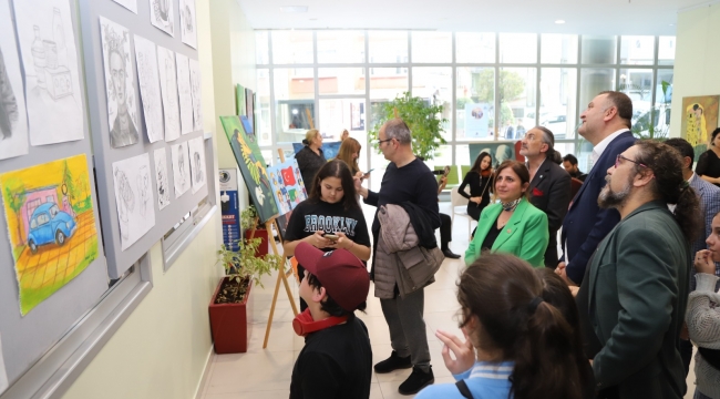 Kartal Belediyesi Sanat Akademisi Öğrencilerinden Dönem Sonu Sergisi