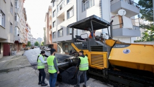 Kartal'ın Yolları Yenileniyor, Asfalt Çalışmaları Tüm Hızıyla Devam Ediyor