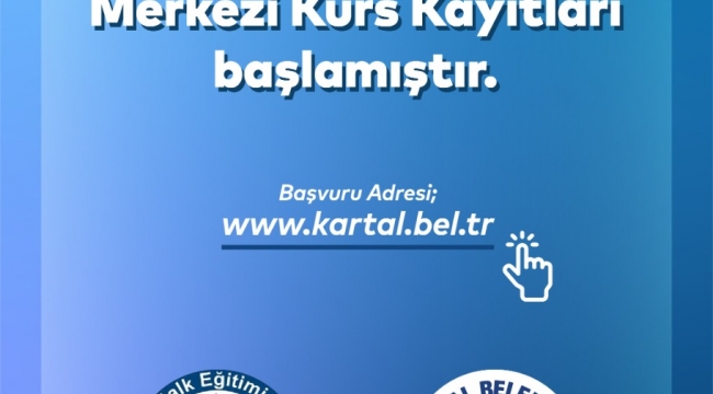 Kartal Belediyesi ve Kartal Halk Eğitimi Merkezi Kurs Kayıtları Başladı