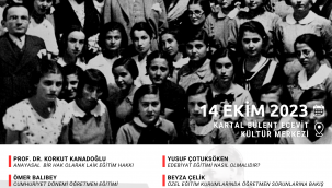 Kartal'da, 'Cumhuriyetimizin 100. Yılında Milli Eğitimimiz, Sorunları, Çözüm Önerileri' Çalıştayı Yapılacak