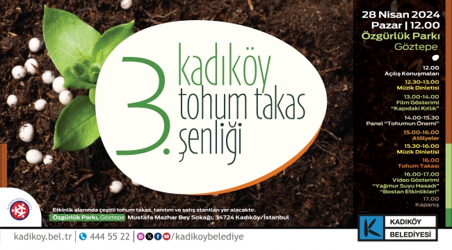 Kadıköy'de Tohum Takas Şenliği