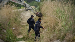 BASKİ'DE DERE ÇALIŞMALARI SÜRÜYOR