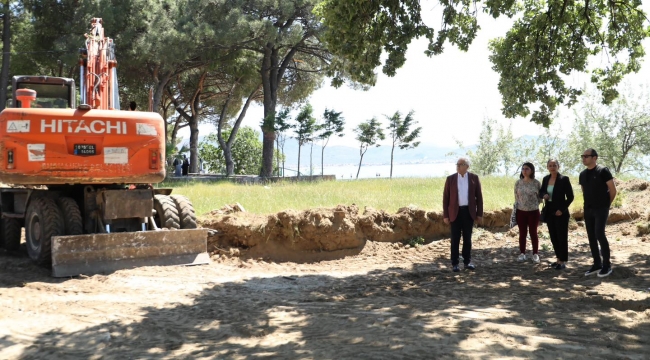 ÖREN'E YENİ YEŞİL ALAN KAZANDIRILIYOR