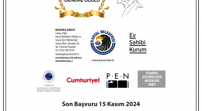 Vedat Günyol 9. Deneme Ödülü Yarışması İçin Başvurular Alınmaya Başlandı
