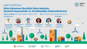 Başkan Gökhan Yüksel, COP29'da Konuşmacı Olarak Yer Alacak