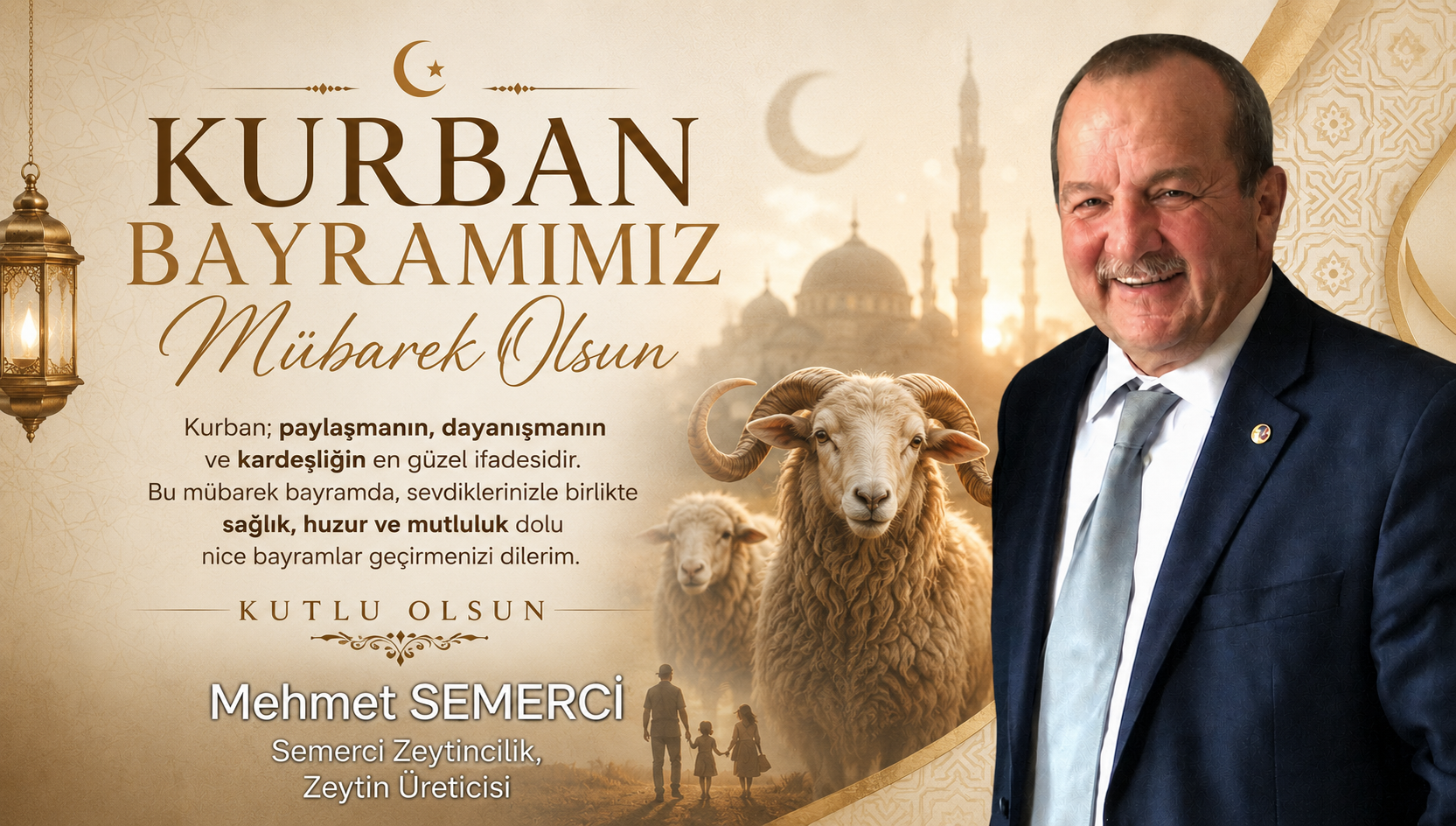 MEHMET SEMERCİ "PAYLAŞMANIN VE KARDEŞLİĞİN EN GÜZEL İFADESİ"