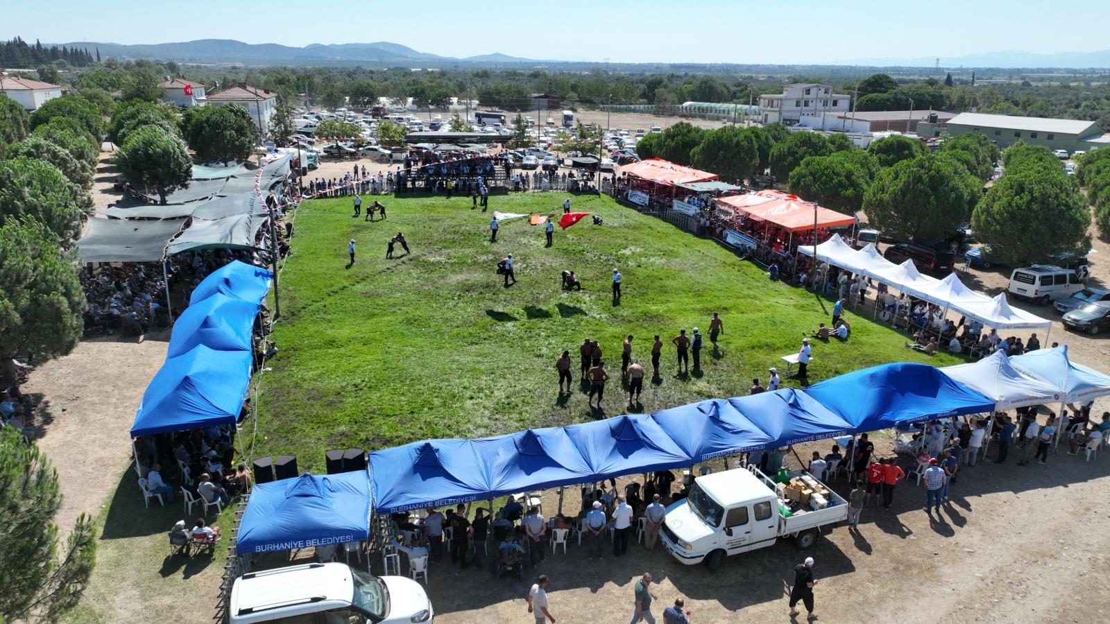 BURHANİYE'DE ATA SPORU FIRTINA GİBİ ESTİ