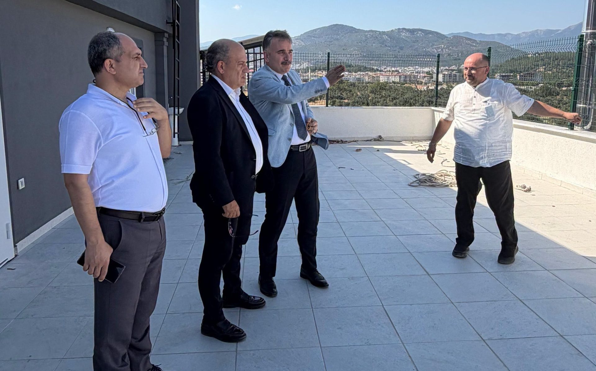 EDREMİT BÖLGE YATILI HAFIZLIK ERKEK KUR'AN KURSU İNŞAATINDA İNCELEME