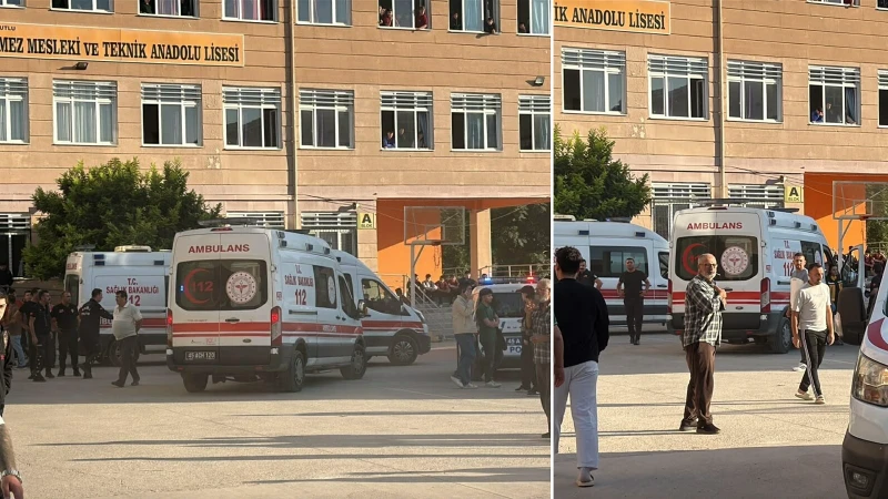 MANİSA'DA OKULA SALDIRI 11 YARALI