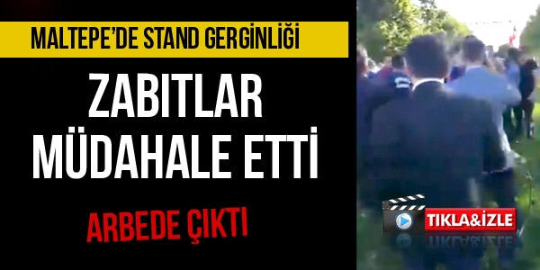 Maltepe'de stand'a müdahale