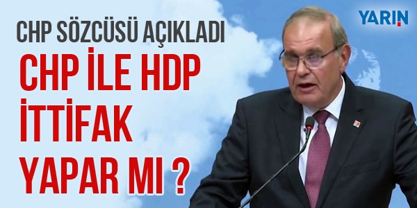CHP ile HDP ittifak yapar mı ?