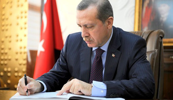Erdoğan'dan Ateşyan'a Mektup