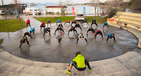 Kartal'da Sabah Sporu Etkinliği