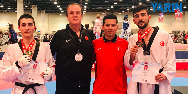  Milli Taekwondoculardan ABD'de 4 Altın Madalya 