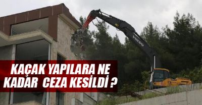 2019 Yılı Kaçak Yapılara Kesin Cezalar