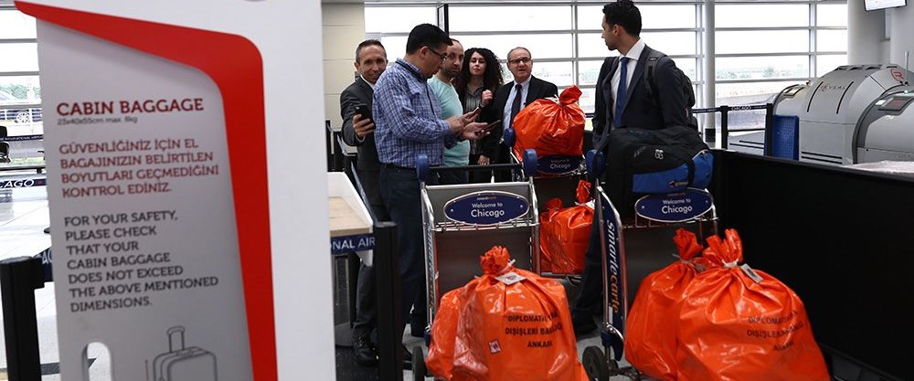 ABD'de kullanılan oylar Türkiye'ye gönderildi