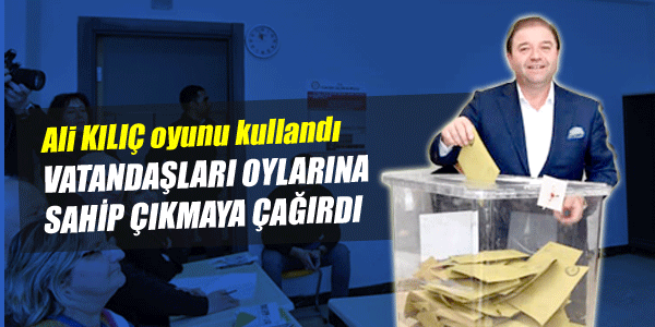 Ali Kılıç oyunu kullandı 
